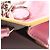 Borsa a tracolla Fendi Mini Kan I Metallic in rosa - vista 5