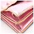 Borsa a tracolla Fendi Mini Kan I Metallic in rosa - vista 6