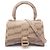 Borsa 2-Way Balenciaga Hourglass XS Marrone Beige