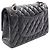 Borsa a tracolla Chanel Matelassé Double Flap Nero - vista 2
