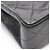 Borsa a tracolla Chanel Matelassé Double Flap in pelle d'agnello nera Nero - vista 7