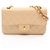 Timeless Chanel Matelassé Double Flap Handtasche Beige