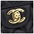 Chanel Matelassé Double Flap Schultertasche Schwarz - Ansicht 7
