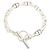 Hermès Pulseira Hermes Chaine d'Ancre PM Charm Prata