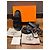 Sandali Hermès Chypre in pelle nera - 38 Nero - vista 7