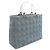 Borsa Christian Dior Lady Large Cannage Denim Blu - vista 2