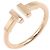Autre Marque Anello Tiffany & Co. T Wire in oro rosa 18K D'oro