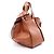Bolso de mano de piel 2-Way Loewe Hammock Small Marrón Castaño - vista 2