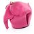 Loewe Elephant Mini Schultertasche Pink - Ansicht 2