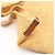 Borsa Loewe Slit in rafia e pelle marrone beige - vista 8