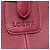 Bolsa de Ombro Loewe Senda em Couro Bordeaux - vista 4