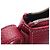 Bolsa de Ombro Loewe Senda em Couro Bordeaux - vista 7