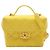 Piccola borsa vanity Chanel Matelassé Giallo