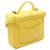 Piccola borsa vanity Chanel Matelassé Giallo - vista 2
