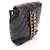 Mochila/Bolso Chanel Matelassé con cierre turnlock y cadena Negro - vista 2