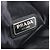 Saffiano Bolsa de mão clutch Prada Triangle Logo Second Bag Marrom Preto Amarelo - vista 4