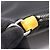 Saffiano Bolsa de mão clutch Prada Triangle Logo Second Bag Marrom Preto Amarelo - vista 5