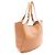 Bolso Tote Prada de piel marrón Castaño - vista 2