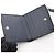 Saffiano Portafoglio bi-fold Prada Triangle Plate Blu navy - vista 3