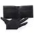 Prada Bi-Fold Leather Bill Wallet Black - view 3