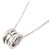 Bulgari Collar Bvlgari B-zero1 en oro blanco de 18K Plata