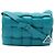 Borsa a tracolla Bottega Veneta Padded Cassette Intrecciato Blu