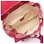 Zaino/Borsa Gucci in pelle rosa con nappa Bamboo - vista 3