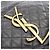 Borsa Tote Icare Maxi in pelle nera Yves Saint Laurent Nero - vista 10