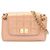 Borsa a tracolla Chanel 2.55 Chocolate Bar Rosa