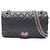 Borsa a tracolla Chanel 2.55 Matelassé Mademoiselle con catena Nero