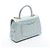 Sac à main Chanel Coco Handle Flap Matelassé Metallic Bleu Métallisé - vue 2