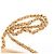 Bolso de hombro Chanel Coco Mark Matelassé Beige - vista 16