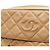 Bolso de hombro Chanel Coco Mark Matelassé Beige - vista 8