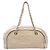 Chanel Coco Mark Mini Boston Schultertasche Beige
