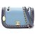 Borsa a tracolla Chanel Turnlock Blu