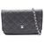 Borsa a tracolla Chanel Matelassé Nero