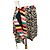 Cacharel Falda Cruzada de Algodón Liberty - Modelo Opposition T XS Negro Rosa Blanco Azul Multicolor Amarillo