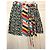 Cacharel Falda Cruzada de Algodón Liberty - Modelo Opposition T XS Negro Rosa Blanco Azul Multicolor Amarillo - vista 14