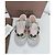 Gianvito Rossi Sandali in Pelle Bianca Pietre Multicolore Bianco - vista 5