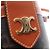Céline Borsa a tracolla Celine Tambour Medium Triomphe Marrone Nero - vista 7