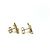 Orecchini a lobo Louis Vuitton Gold D'oro - vista 4