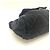 Chanel AS5054 Matelassé Coco Mark Bowling Bag aus Samt Schwarz - Ansicht 6