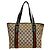Borsa Tote Gucci Sherry Line Marrone Beige - vista 2