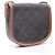 Céline Celine Triomphe Mini Besace Shoulder Bag Marrone Nero - vista 2