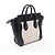 Céline Celine Luggage Nano Shopper Borsa a mano 2-Way Nero Bianco - vista 2