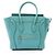 Céline Celine Luggage Micro Shopper Tote Bag Grün