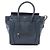 Céline Bolso Tote Celine Luggage Micro Shopper Azul marino
