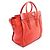 Céline Bolso de mano Celine Luggage Mini Shopper Roja - vista 2