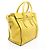 Céline Bolso de mano Celine Luggage Mini Shopper Amarillo - vista 2