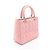 Borsa Christian Dior Lady Medium Cannage Rosa - vista 2